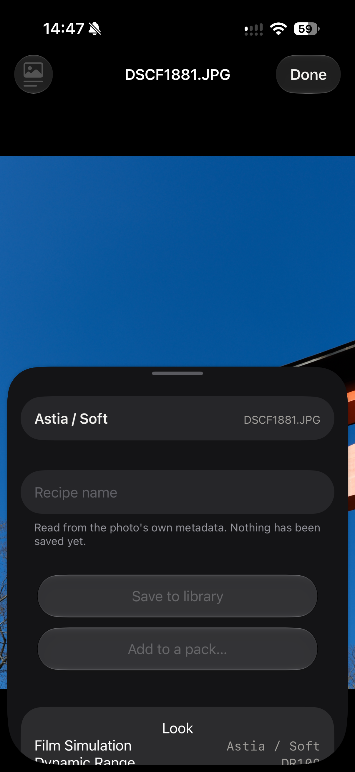 iPhone · Photo with its recipe sheet open