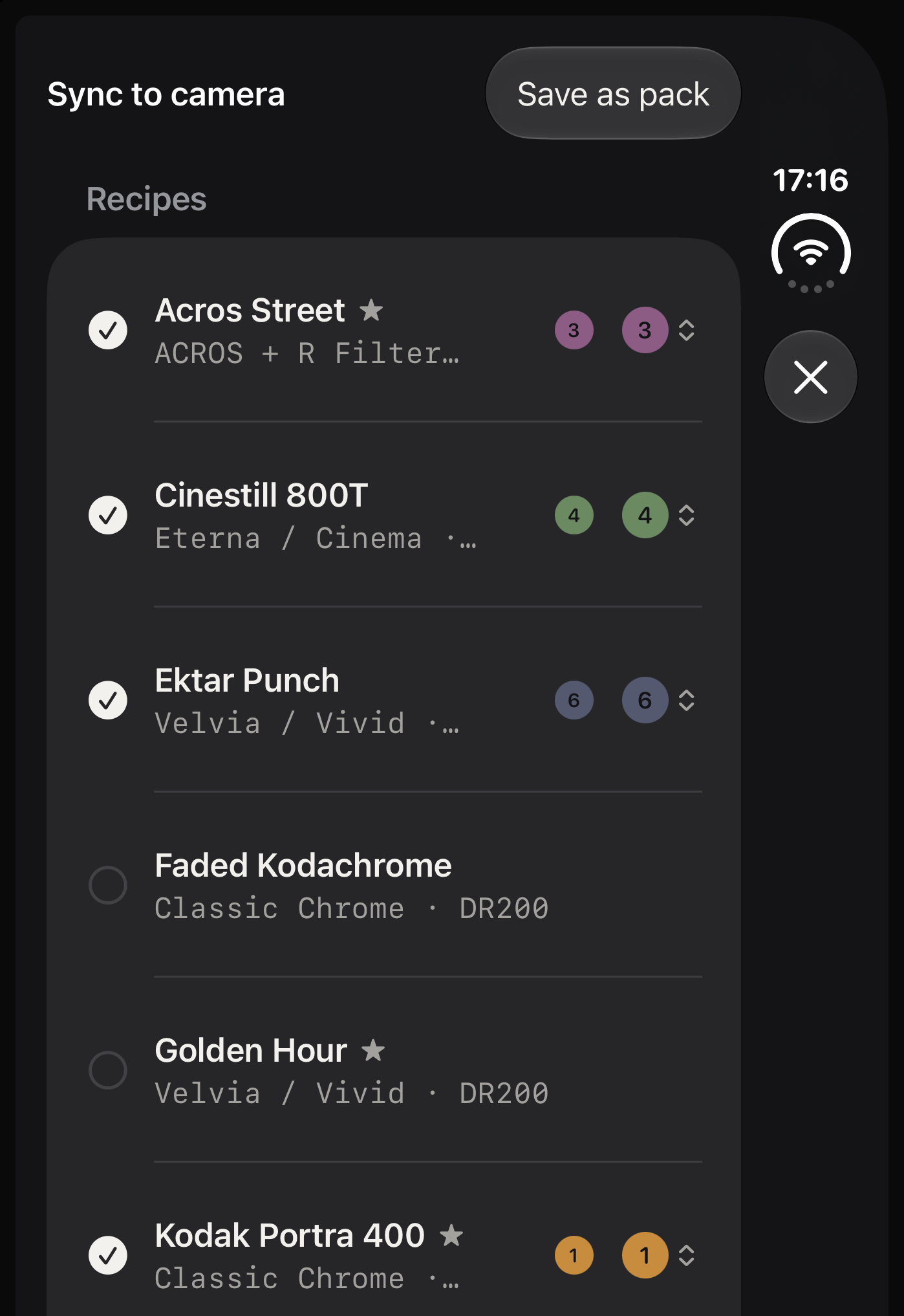 iPhone Duo · Sync to camera